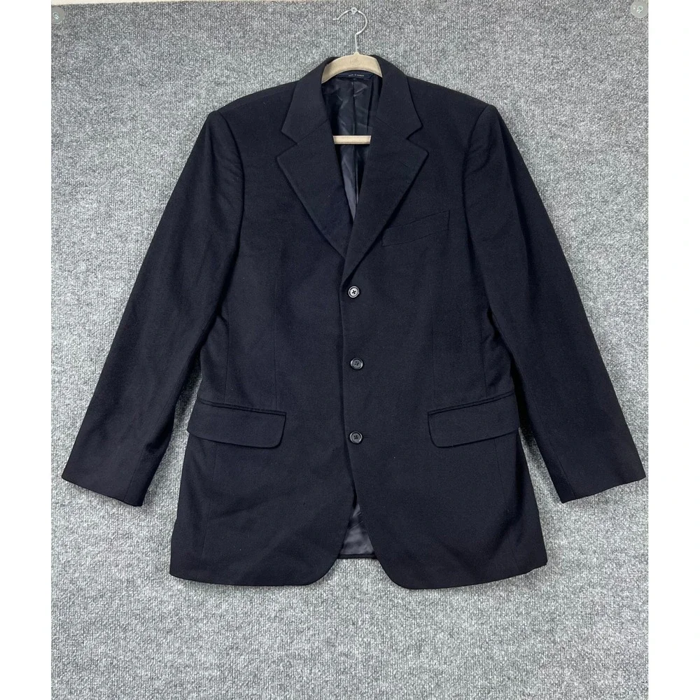 Loro Piana Brooks Brothers Cashmere Blazer Men Navy Full Lined Preppy‎ Old Money